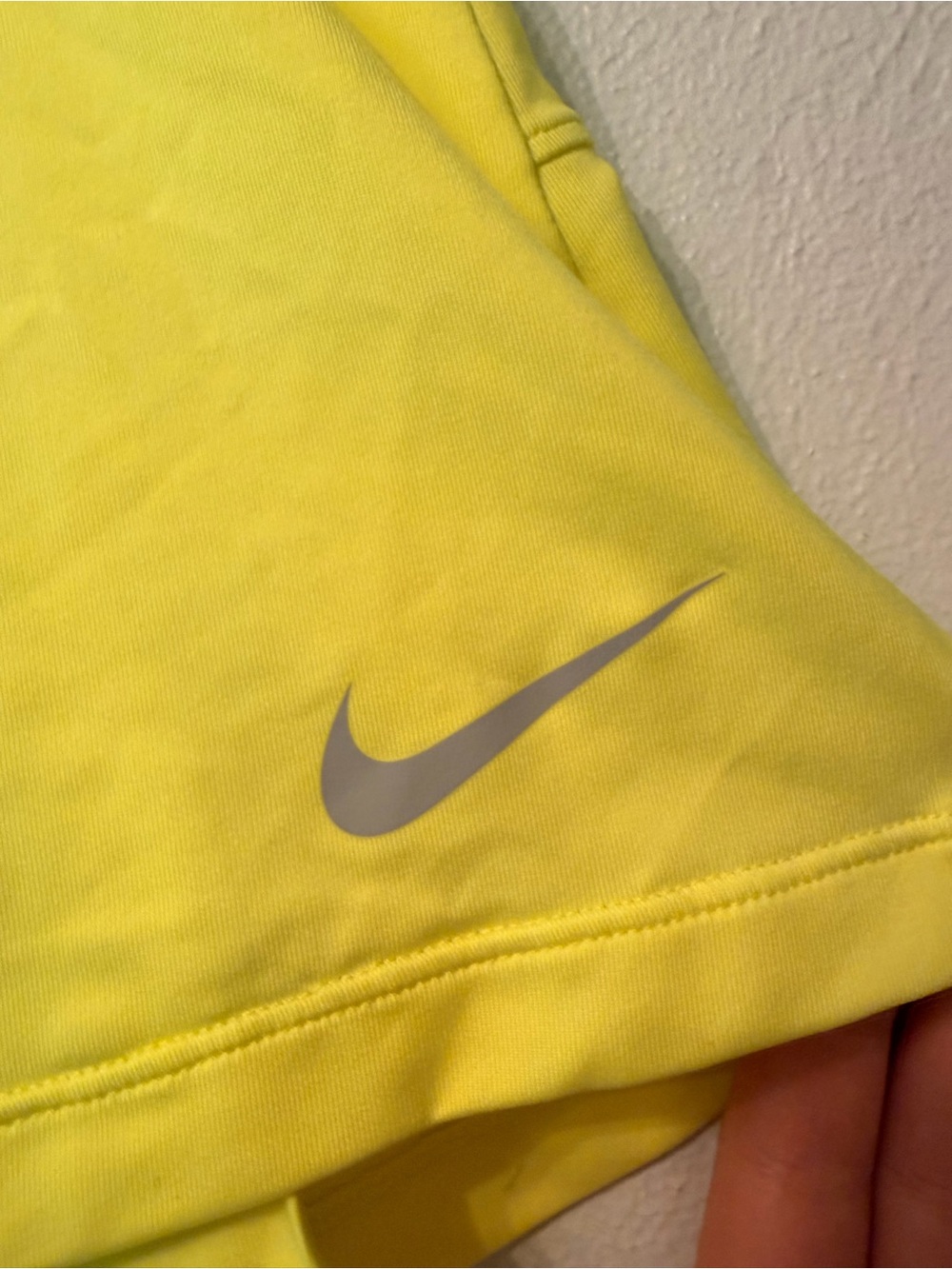 Nike Dri-FIT Tour Performance Golf Skirt — Neon Yellow - Picture 4 of 5